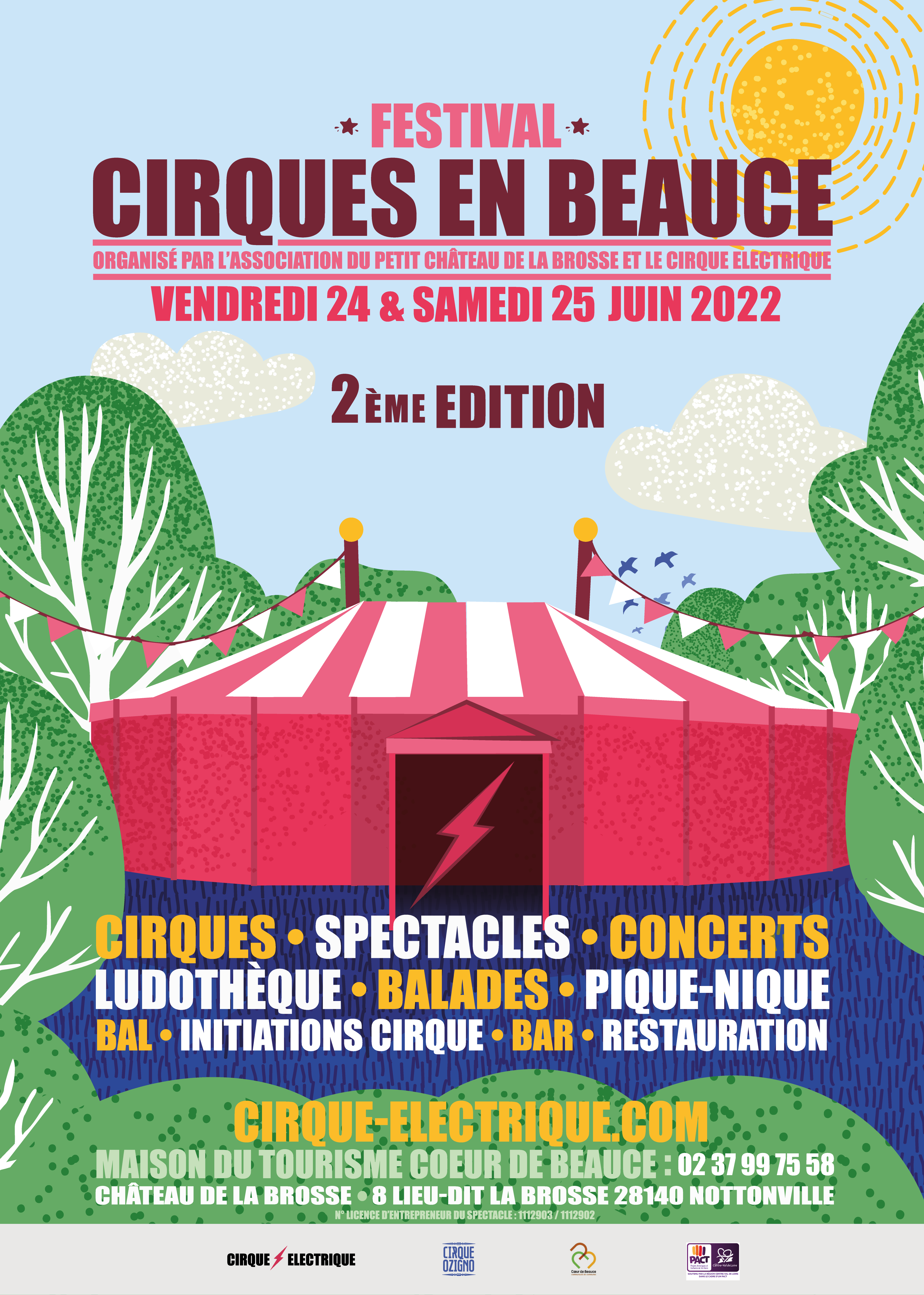 Cirques en Beauce 2022 - Cirque Électrique